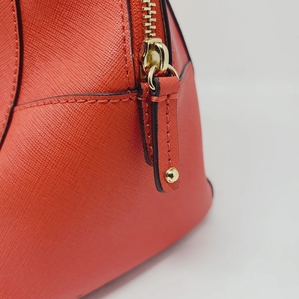 Michael Kors | Saffiano Large Orange Leather Shoulder Satchel Bag (NWOT)